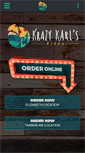 Mobile Screenshot of krazykarlspizza.com